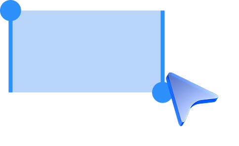 Blue cursor